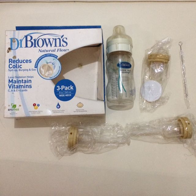 Botol Susu Dot Dr Browns 240ml 8oz Bayi Anak Perawatan Makanan Anak Di Carousell