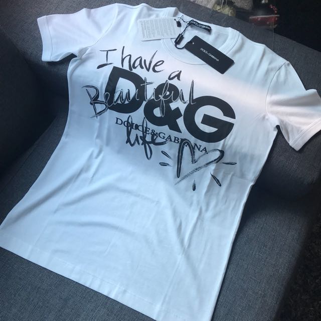 Dolce Gabbana I Have A Beautiful Life Shirt Luxury Apparel On
