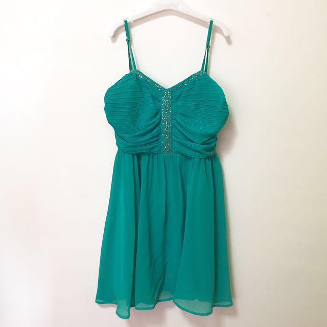 forever 21 emerald green dress