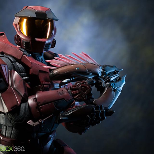 HALO Spartan Red Team Leader Exclusive, Hobbies & Toys, Collectibles