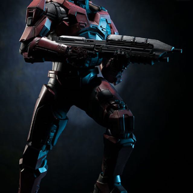 HALO Spartan Red Team Leader Exclusive, Hobbies & Toys, Collectibles