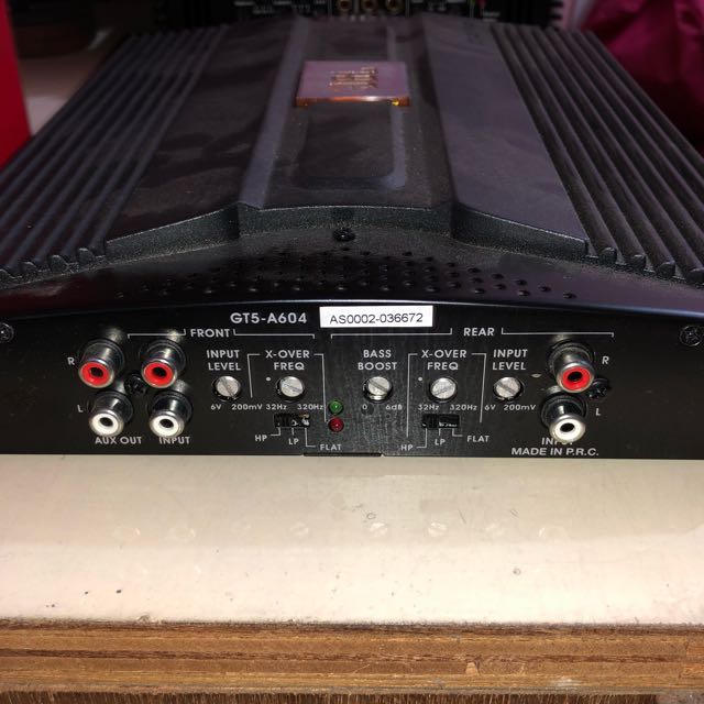 JBL GT series 4channel Amplifier GT5A604, Auto Accessories on Carousell