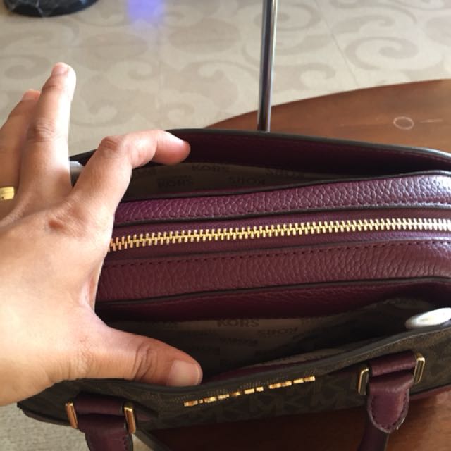 Michael kors clearance hattie bowling bag