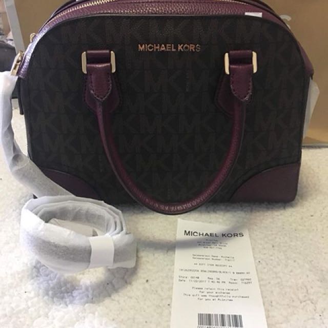 Michael kors 2025 hattie bowling bag