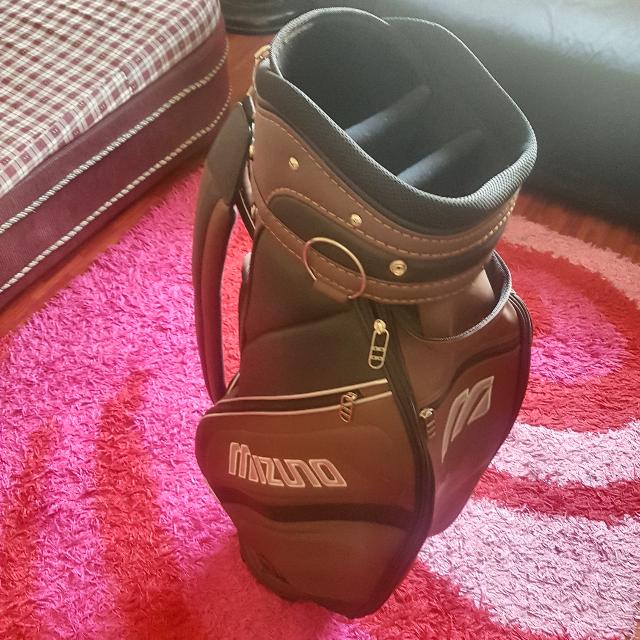 mizuno leather golf bag