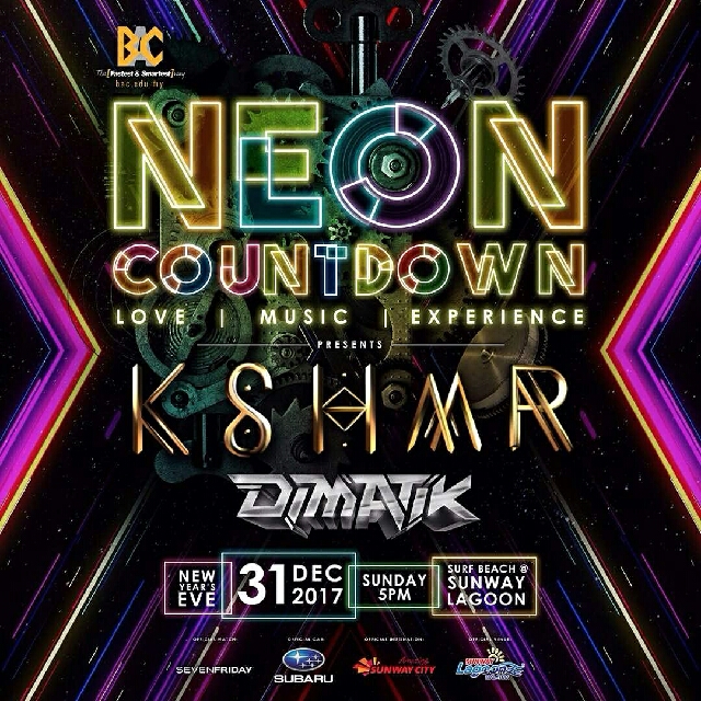 Neon Countdown Sunway Lagoon, Tickets & Vouchers, Event Tickets on