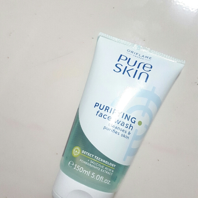 Oriflame Pure Skin Face Wash Kesehatan Kecantikan Kulit Sabun Tubuh Di Carousell