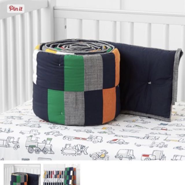 Pottery Barn Baby Cot Bumper, Babies & Kids, Babies & Kids Fashion on