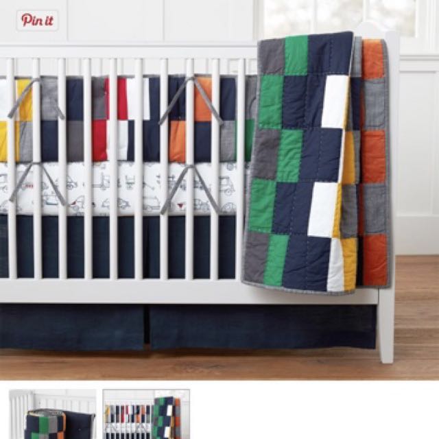 Pottery Barn Baby Cot Bumper, Babies & Kids, Babies & Kids Fashion on