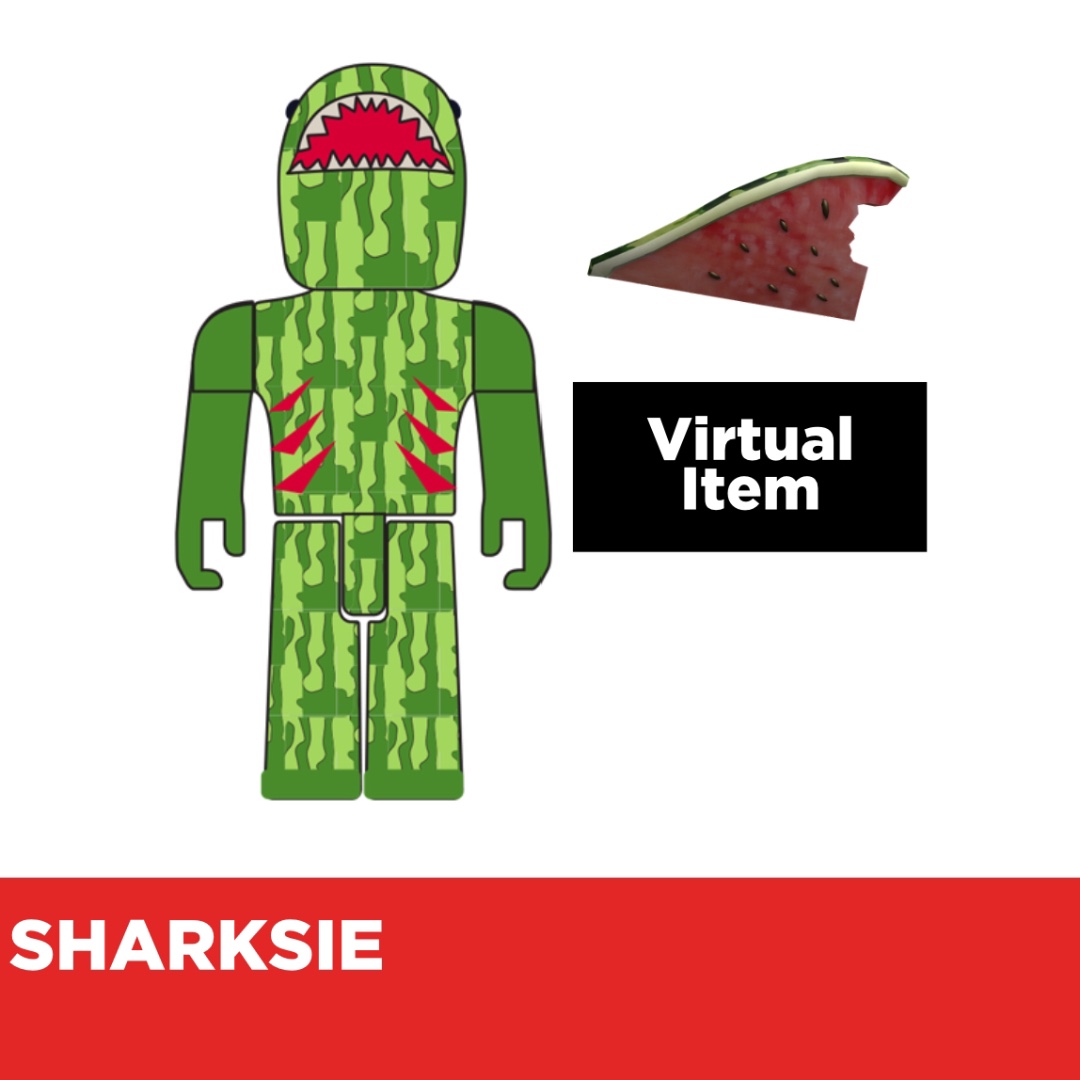 Roblox Sharksie Toys Games Bricks Figurines On Carousell - 