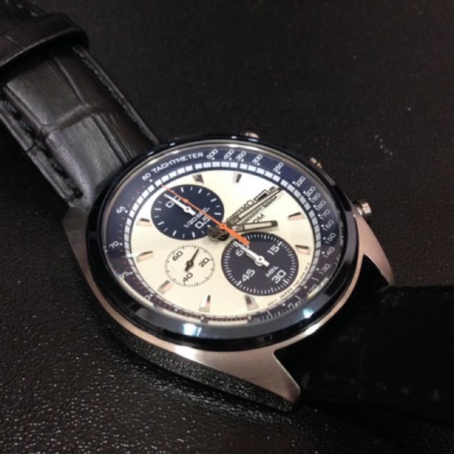 SEIKO BLUE PANDA CHRONOGRAPH WATCH, Luxury, Watches on Carousell