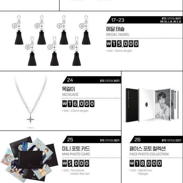 Bts wings tour necklace clearance