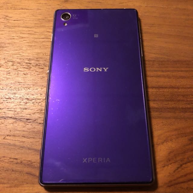 Sony Xperia Z1 紫色4g Lte 85 New 付充電器 手機平板 安卓android在旋轉拍賣