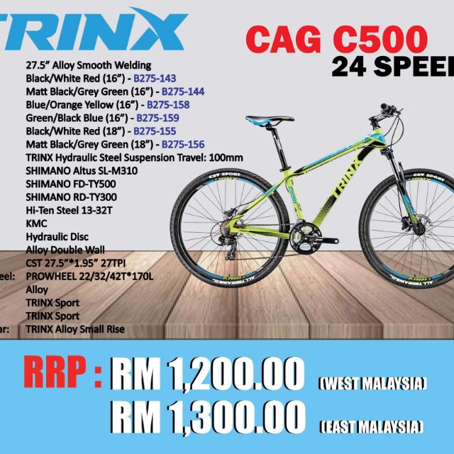 Trinx deals c500 price