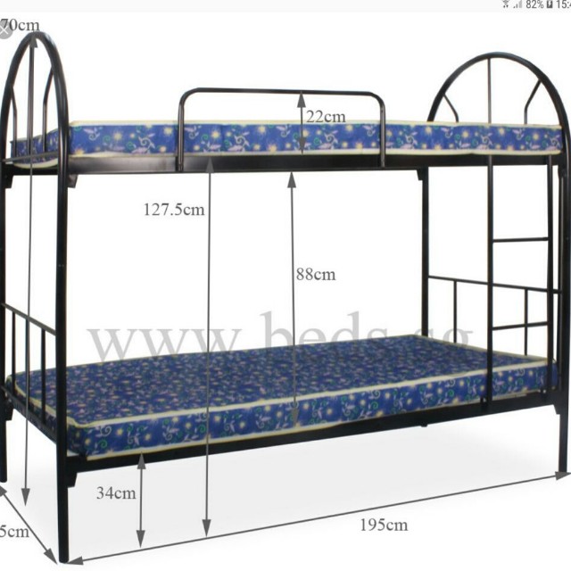 used metal bunk beds
