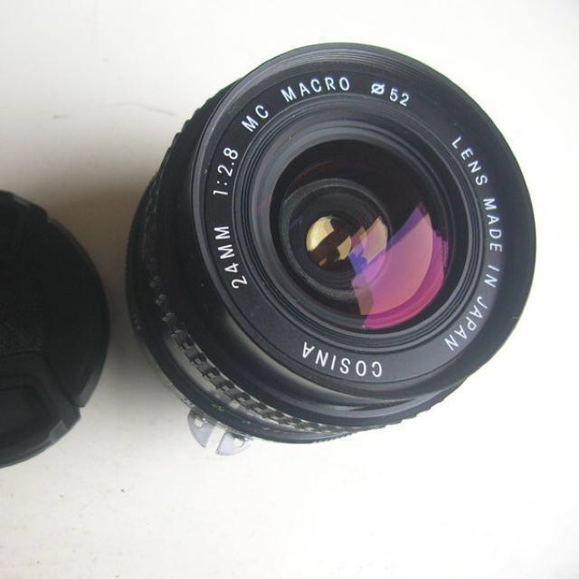 Vivitar Cosina 24mm F2 8 Md Mount Photography Cameras On Carousell