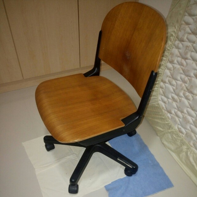 Wooden Study Office Chair Furniture Tables Chairs On Carousell