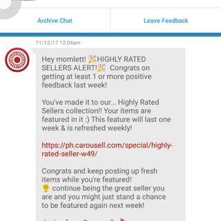 Thank yooouuu Carousell!! 💕😘❤