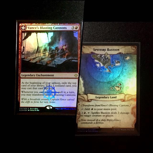 MTG Ixalan NEW 2x Vance/'s Blasting Cannons //// Spitfire Bastion
