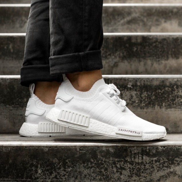 Adidas NMD R1 Triple White JAPAN Men s Fashion Footwear Sneakers on Carousell