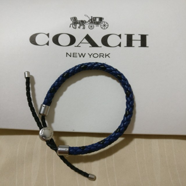 Authentic Coach Mens Blue Leather Bracelet, Men's Fashion, Watches &  Accessories, Wallets & Card Holders on Carousell