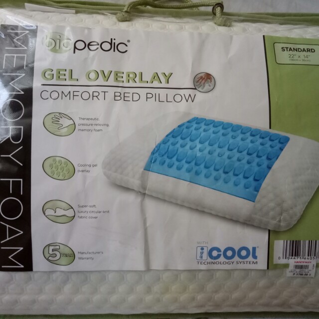 Biopedic gel overlay pillow sale