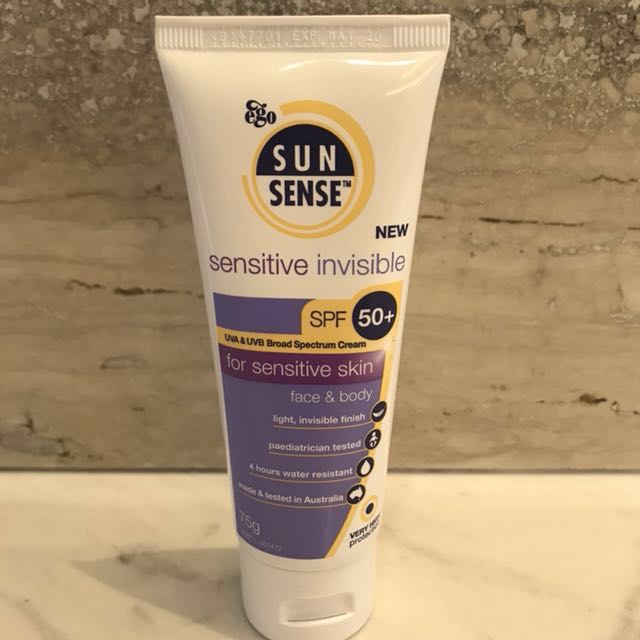 Brand New Ego Sunsense Sensitive Invisible Spf50 Beauty Personal Care Bath Body Body Care On Carousell