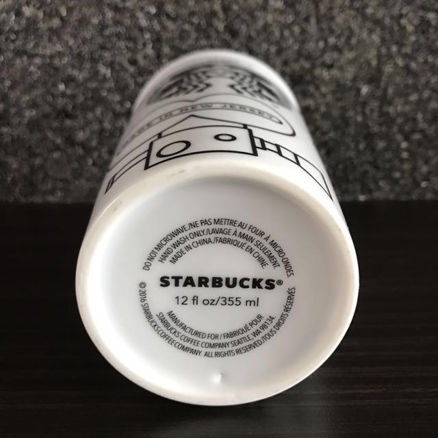 Brand New Limited Edition Starbucks Double Wall Traveller New Jersey