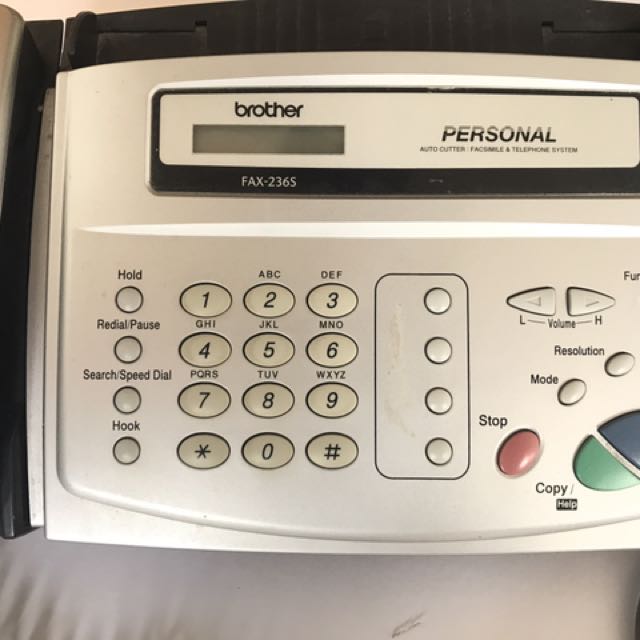 Brother Fax Machine Computers Tech Printers Scanners Copiers On Carousell