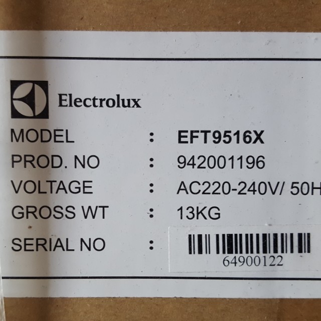 Electrolux cooker shop hood eft9516x
