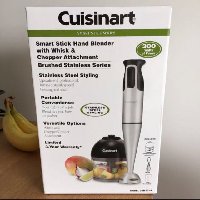 Cuisinart Smart Stick Hand Blender With Whisk & Chopper Attachment, TV
