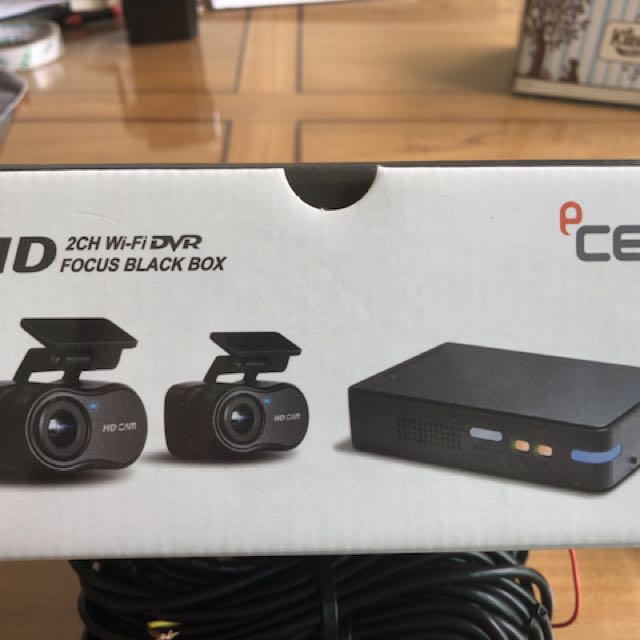 eCELL 2CH Wifi DVR Focus Black Box, Car Accessories on Carousell