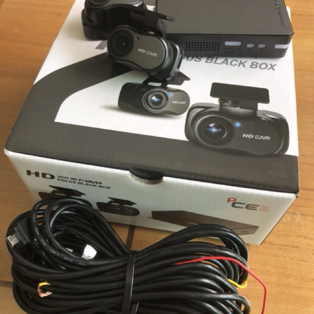 eCELL 2CH Wifi DVR Focus Black Box, Car Accessories on Carousell