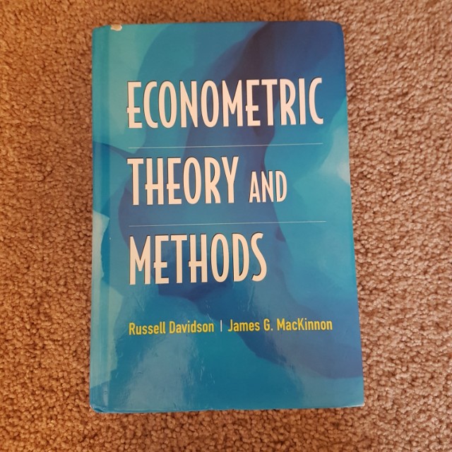 Econometric Theory And Methods Books Stationery Fiction On