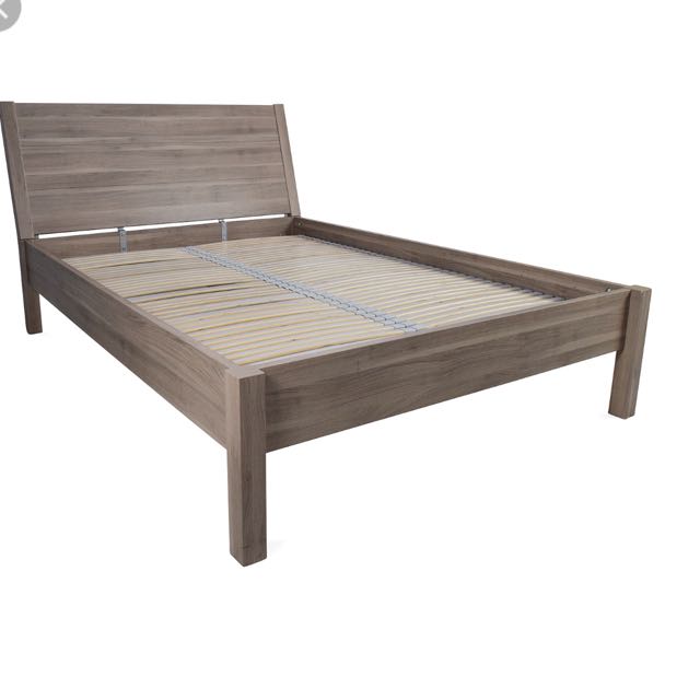 Excellent Condition Ikea King Pewter Bed Frame Furniture Beds Mattresses On Carousell