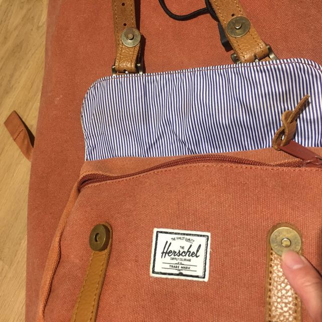 Herschel Backpack Heavyweight Cotton Canvas, Men's Fashion, Bags, Backpacks on Carousell