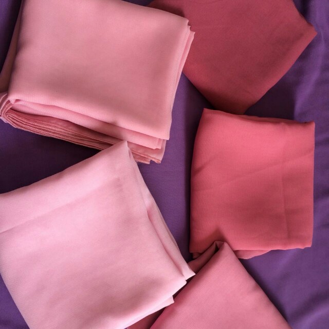 Hijab Laudyasquarebellasquare Bahan Double Hycon Segi Empat Olshop