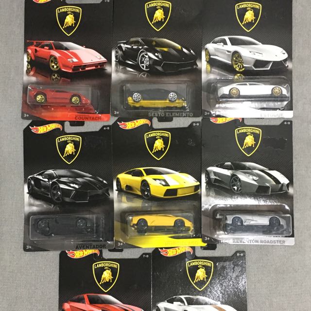 Hot wheels clearance lamborghini set 2017