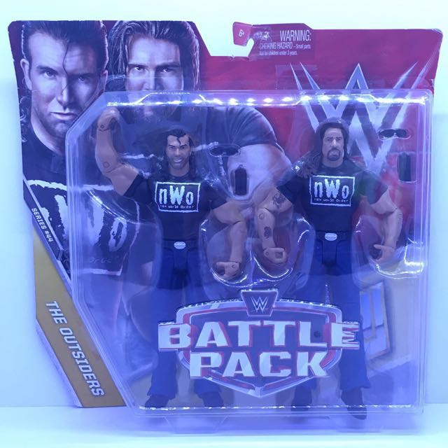 WWE MATTEL OUTSIDERS HALL-N-NASH NWO FIGURES SEALED IN ORIGINAL PACKAGE