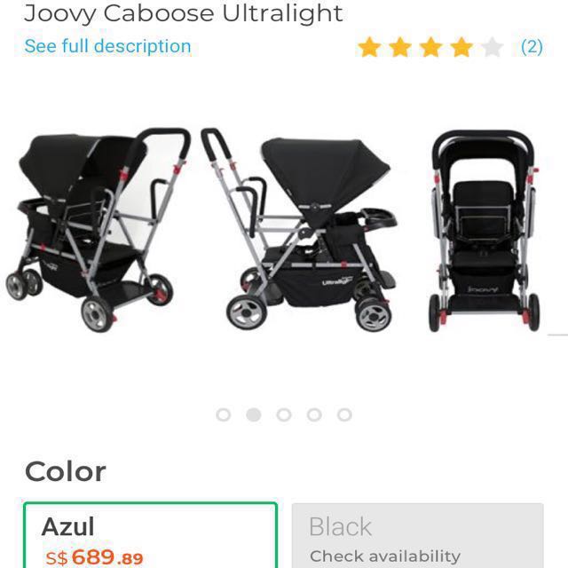 joovy caboose front seat