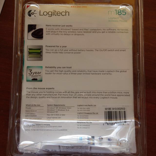 Logitech Mouse (Category: Networking) located in Singapore. Submitted by pendolph (Listing ID 22730639, Image 2). Description: .