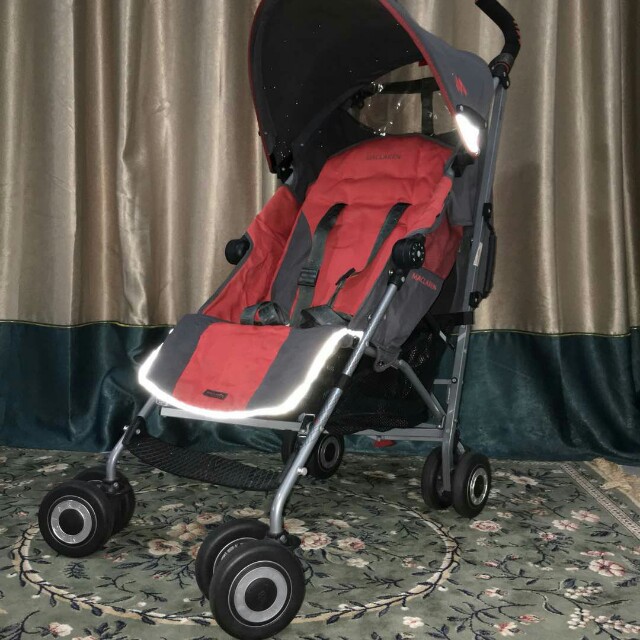 maclaren stroller orange