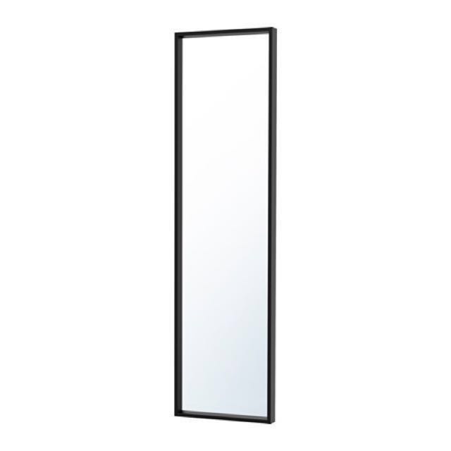 Mirror, Ikea STAVE Mirror, black, Furniture & Home Living, Home Decor