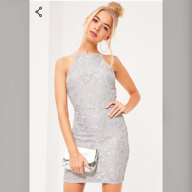 Lace square neck bodycon cheap dress