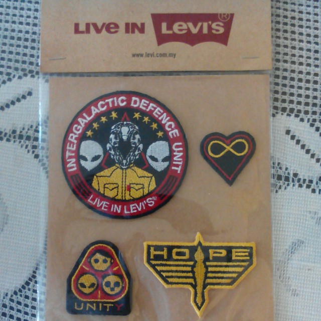levi iron on patches