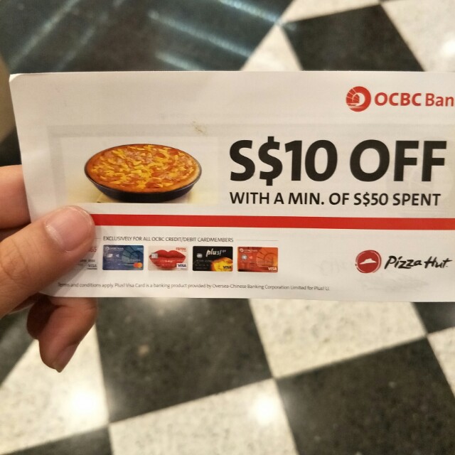 4 for Pizza hut 10 voucher!!!, Tickets & Vouchers, Vouchers on Carousell