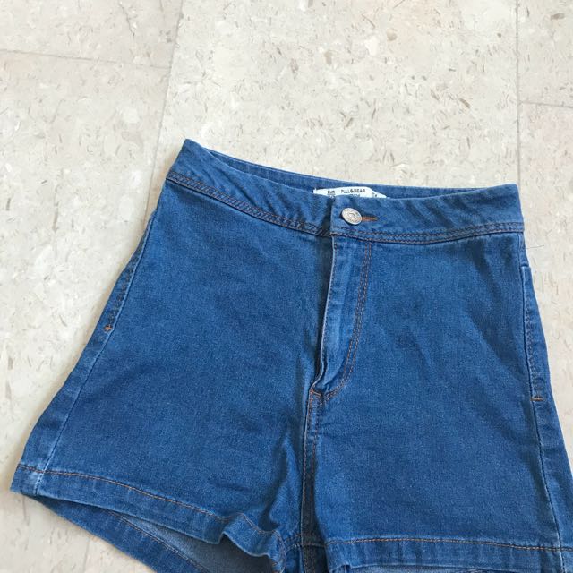pull on jean shorts womens