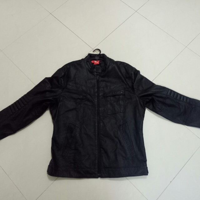 Puma leather clearance jacket price
