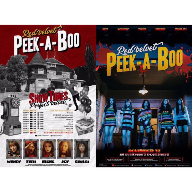 Red Velvet Perfect Velvet Posters Entertainment K Wave On Carousell