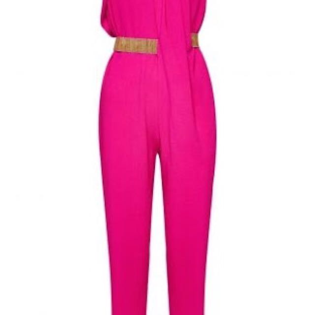 sheike pink jumpsuit